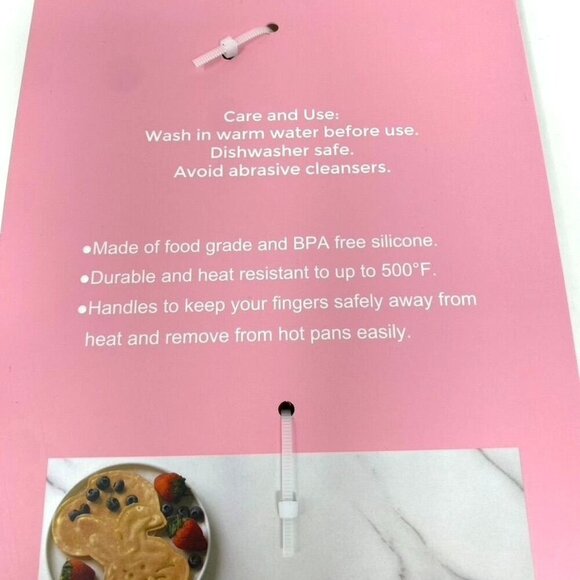 Cook With Color 3 Piece Silicone Pancake Mold Set Easter Bunny Chick Egg - Picture 6 of 10